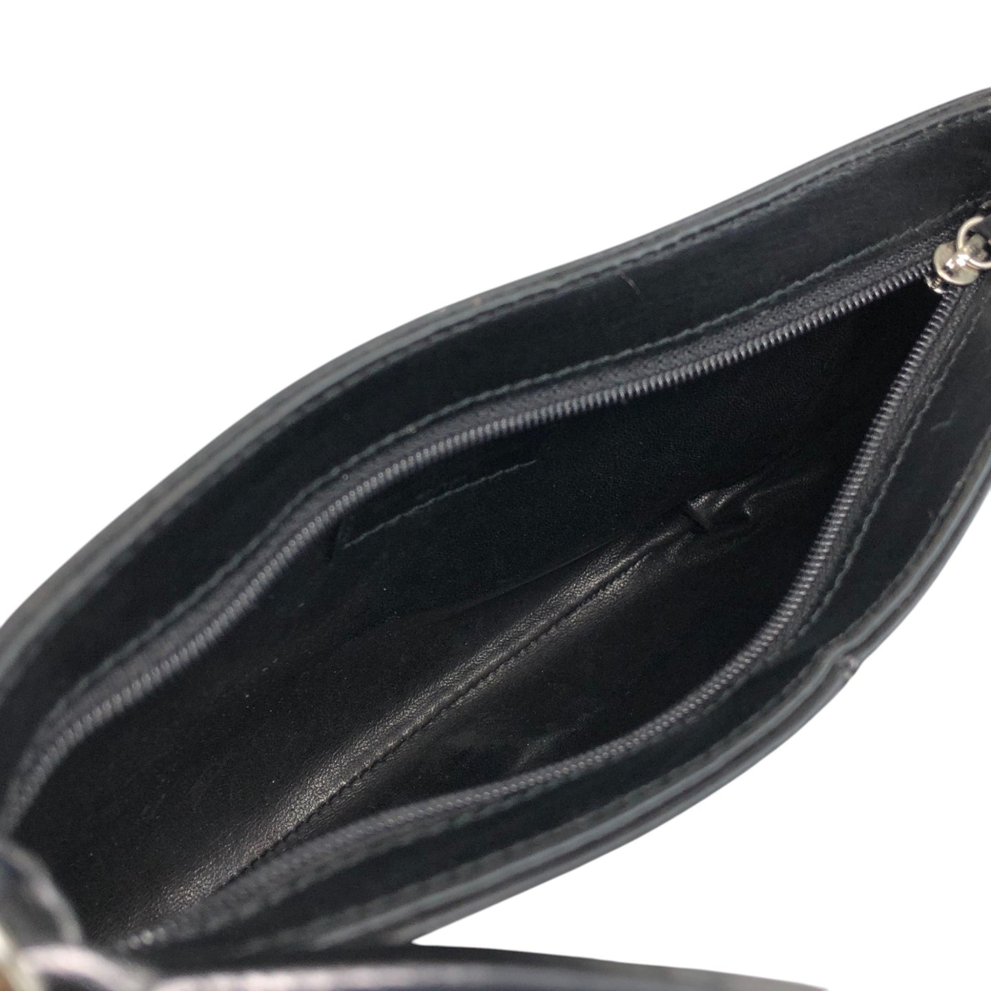 LOEWE Logo Circle Motif Handbag Black Vintage wcdj4h