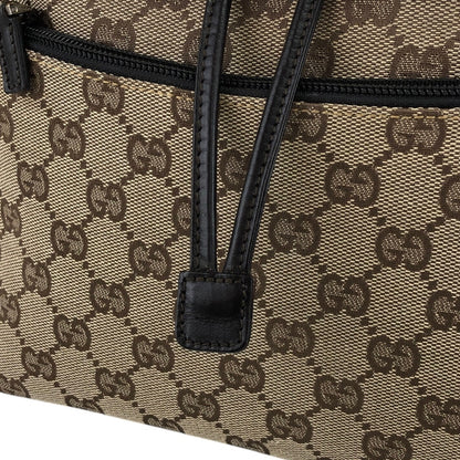 GUCCI GG Canvas Backpack Beige Vintage zj85nr