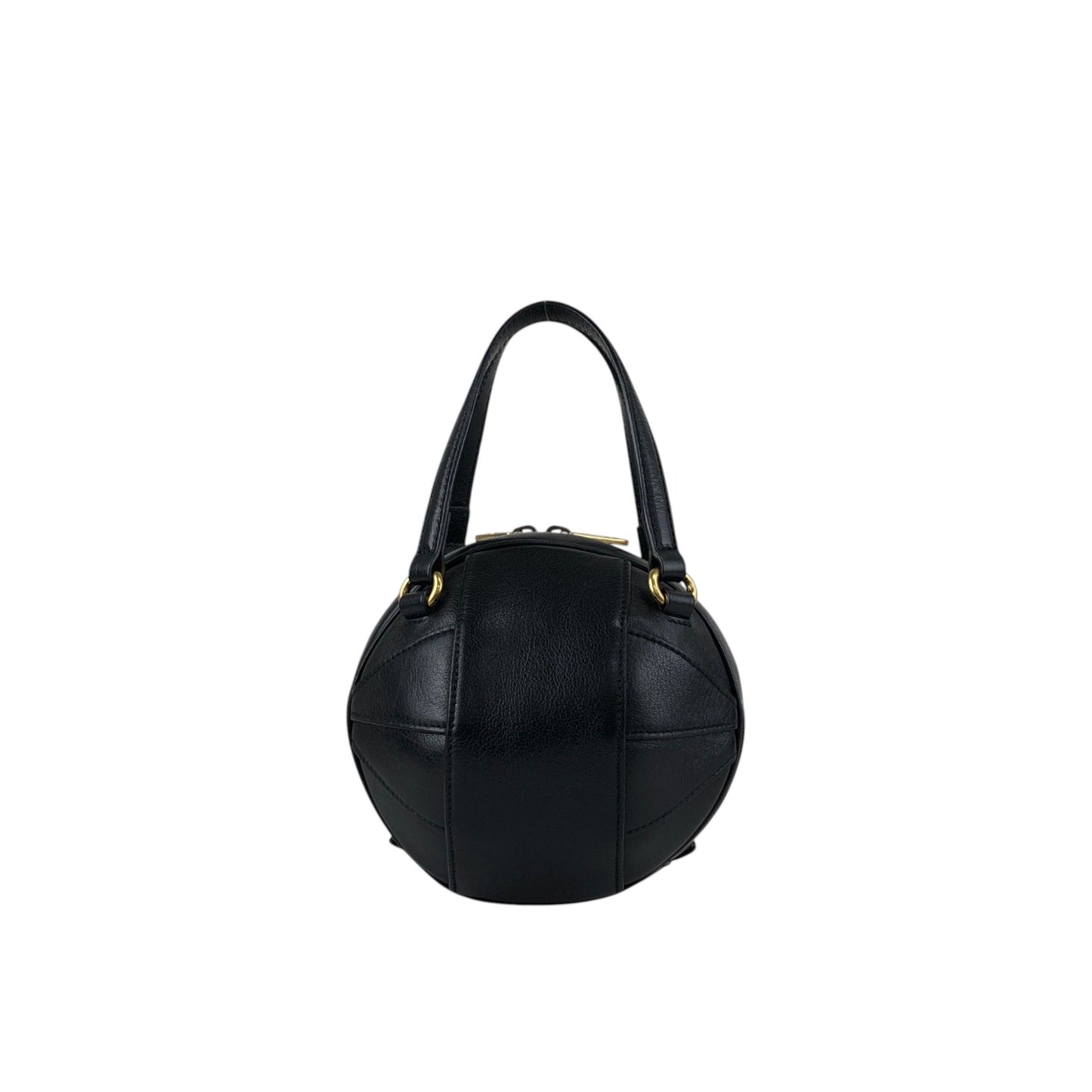 GUCCI GG Logo Shoulder bag Black Vintage ym72ux