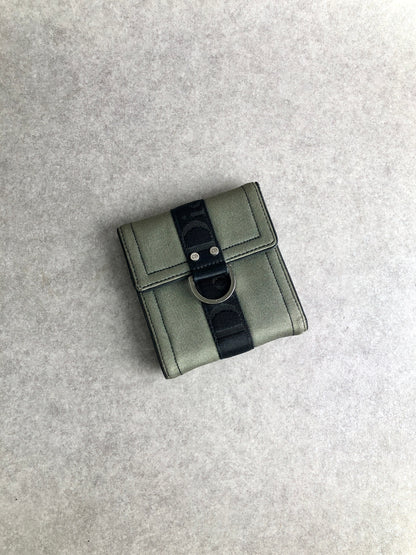 Christian Dior Folded Wallet Khaki Vintage fj3s4n