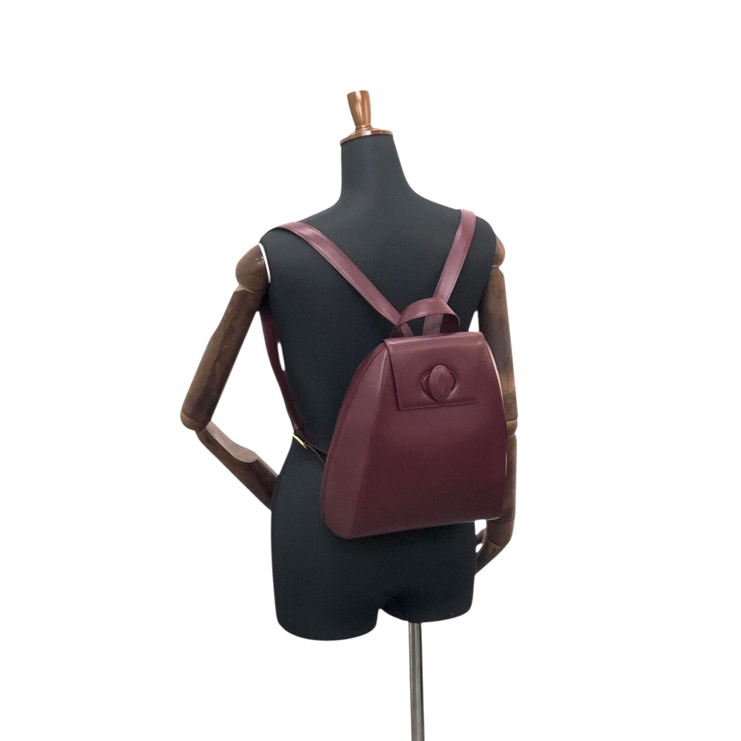 Cartier Turn Lock Backpack Bordeaux Vintage bzjsdj