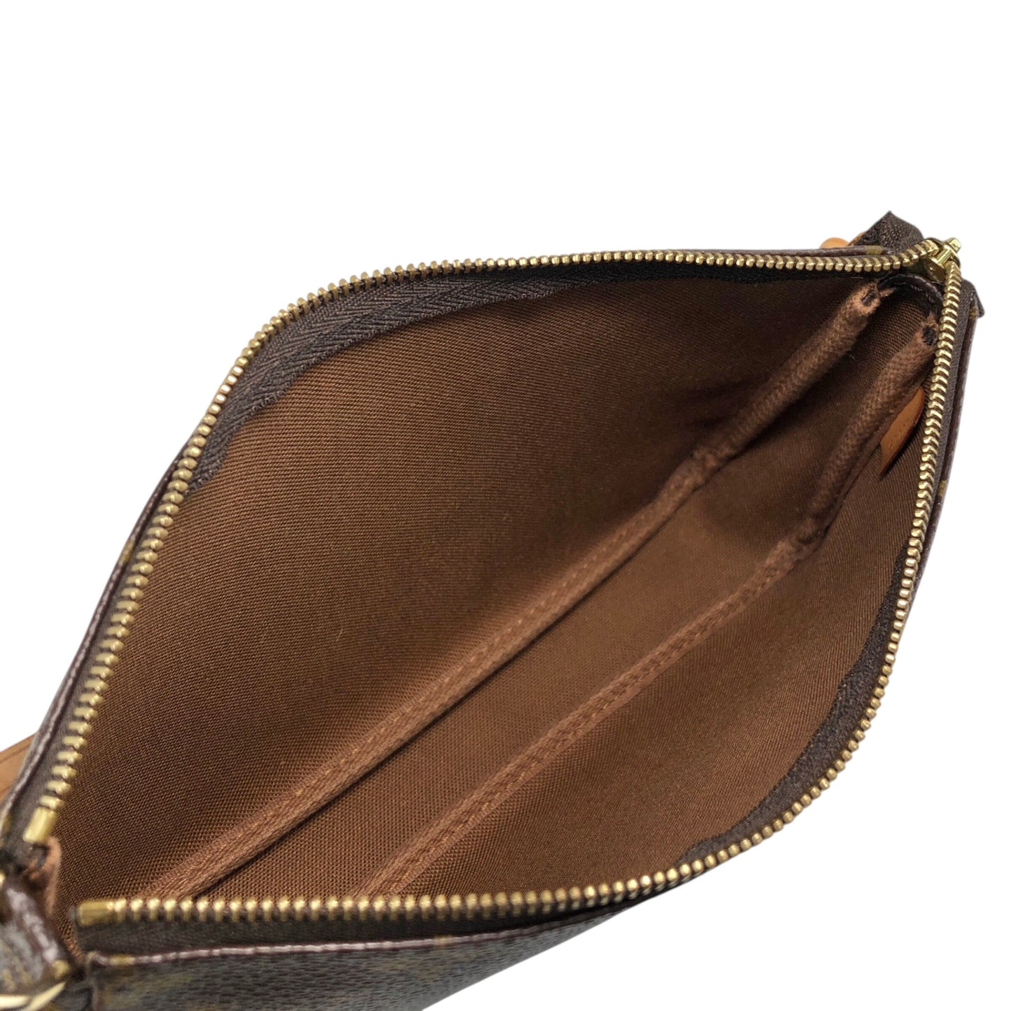 LOUIS VUITTON Monogram Small Handbag Brown M51980 Vintage vvdnun