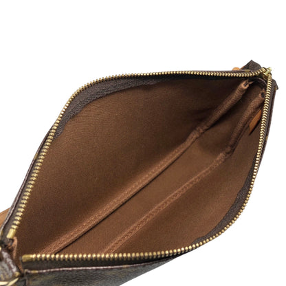 LOUIS VUITTON Monogram Small Handbag Brown M51980 Vintage vvdnun