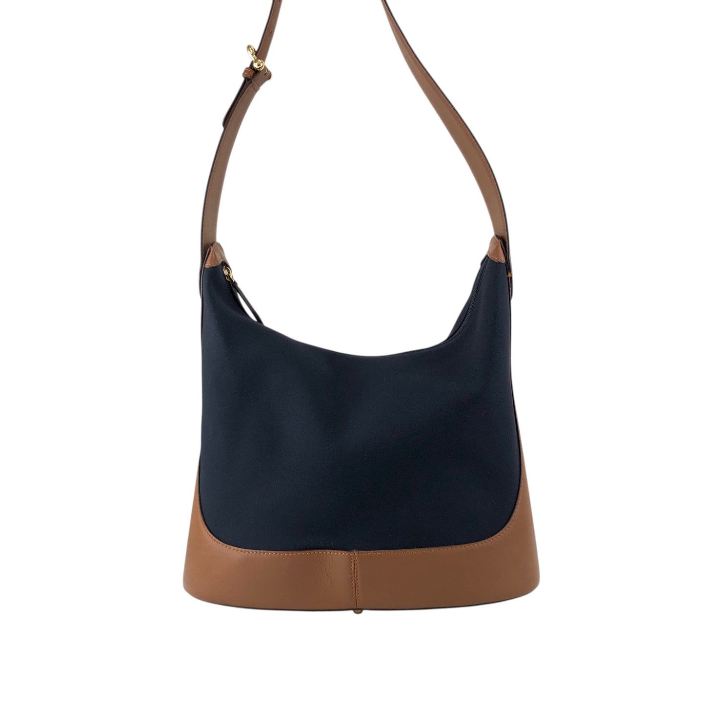 LOEWE Anagram Shoulder bag Navy×Brown Vintage 2ru4te