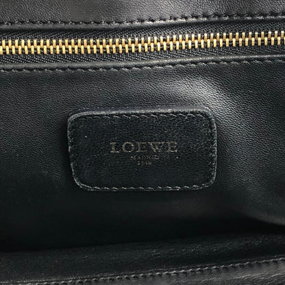 LOEWE Amazona28 Anagram Handbag Boston bag Black Vintage 4ve2yy