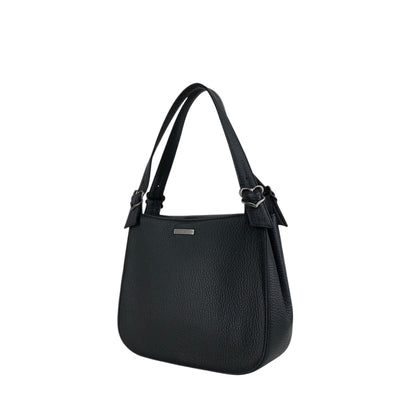 Yves Saint Laurent Logo Shoulder bag Black Vintage p2bexr