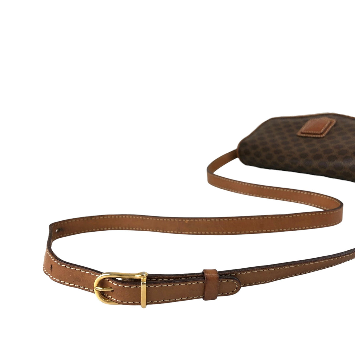CELINE Macadam Blason  Shoulder bag Brown Vintage t38p84