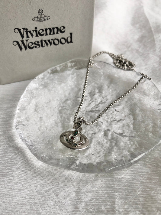 Vivienne Westwood Necklace Silver Vintage gigfs5