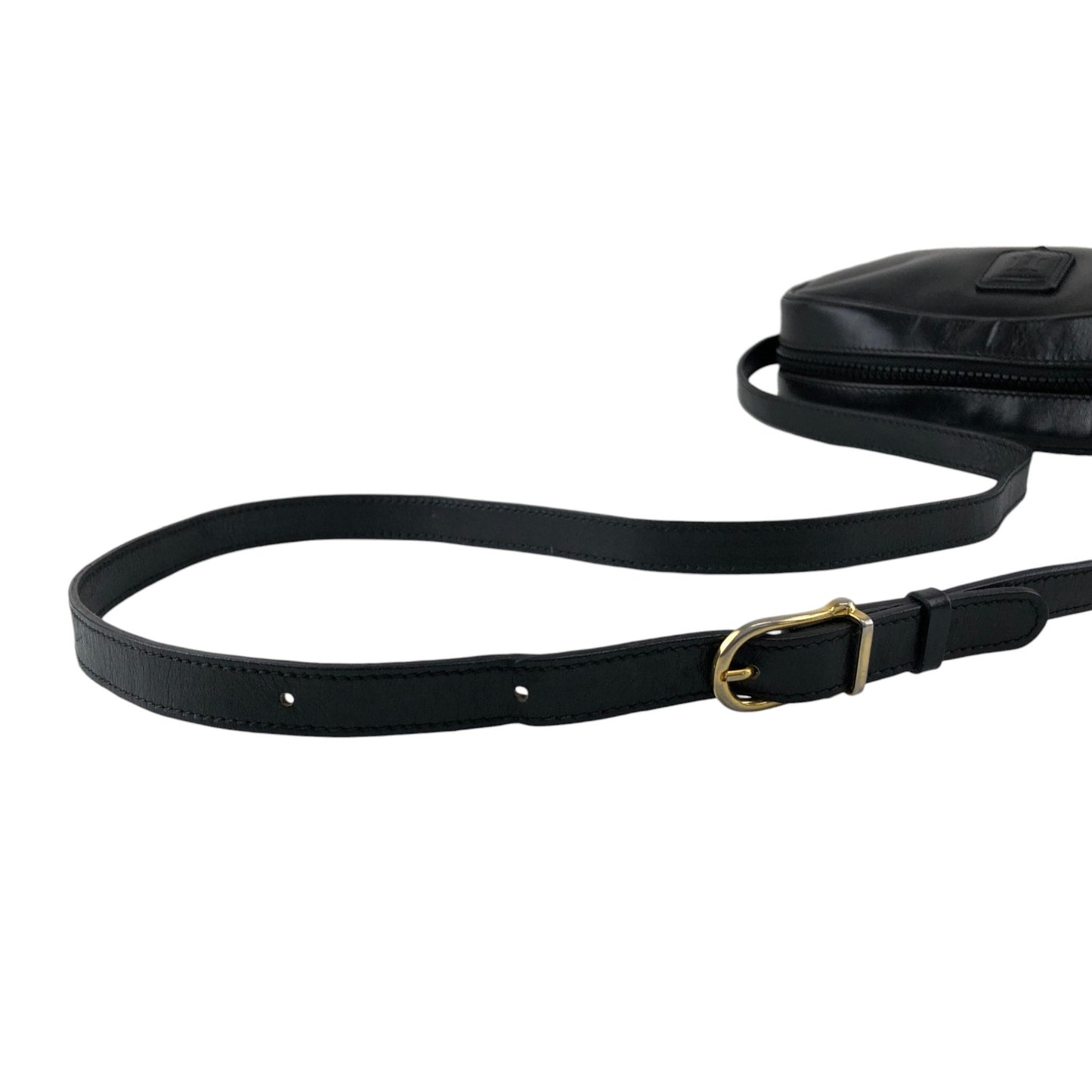 CELINE Blason Shoulder bag Black Vintage pdi5ij