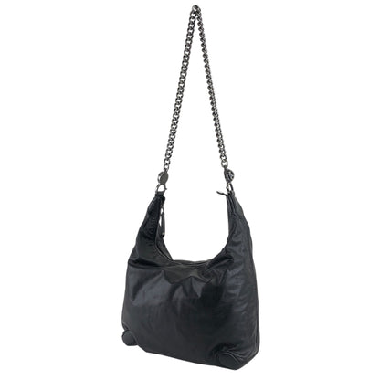 GUCCI Chain Shoulder bag Black 228560 Vintage hxuxav