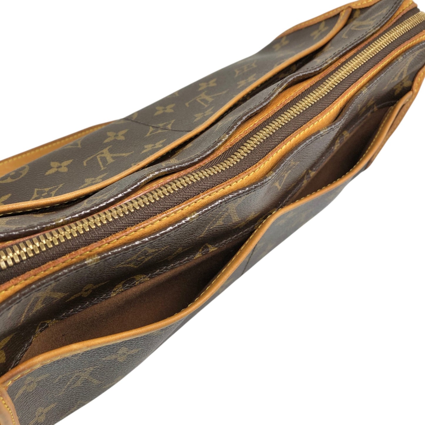 LOUIS VUITTON Monogram Shoulder bag Brown M40009 Vintage ebiiea