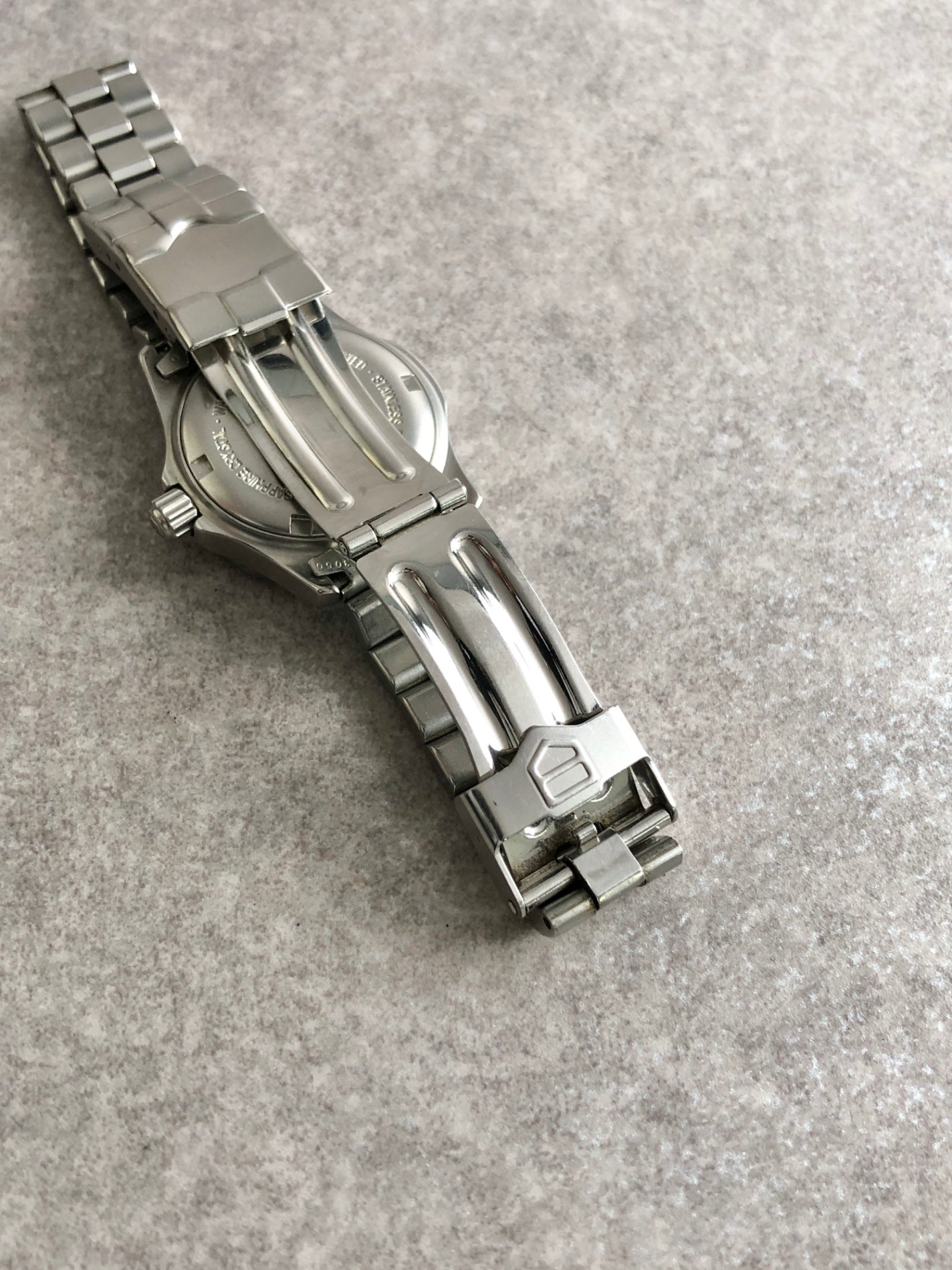 TAG Heuer Quartz Watch Silver Professional 200 wk1311 Vintage j455hr