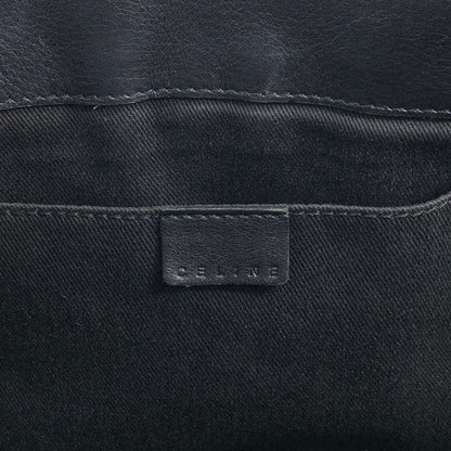 CELINE Triomphe Charm Handbag Black Vintage eyvr3v