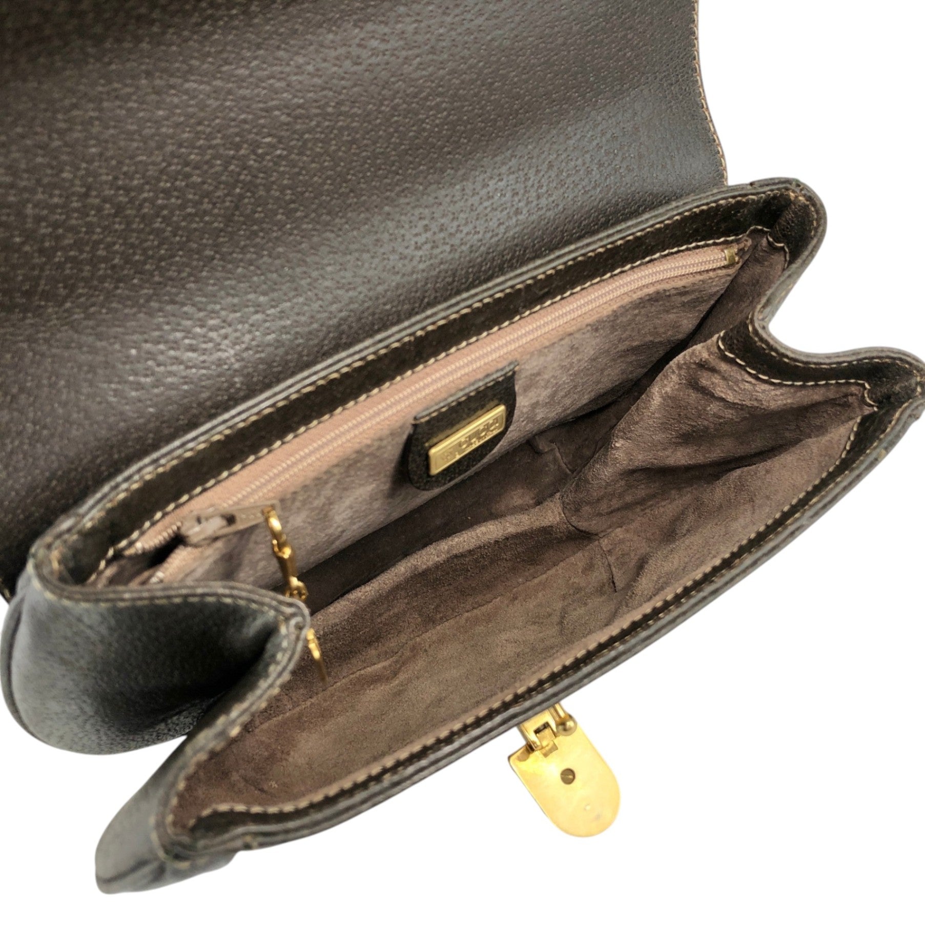 GUCCI Bamboo Shoulder bag Brown Vintage 843vd4 – VintageShop solo