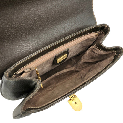 GUCCI Bamboo Shoulder bag Brown Vintage 843vd4
