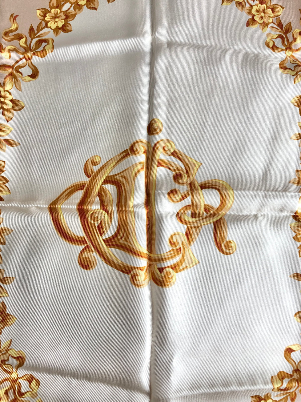 Christian Dior SILK  Scarf Pink×Brown Vintage 5afkvs