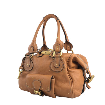 Chloe Handbag Brown Vintage chxesf