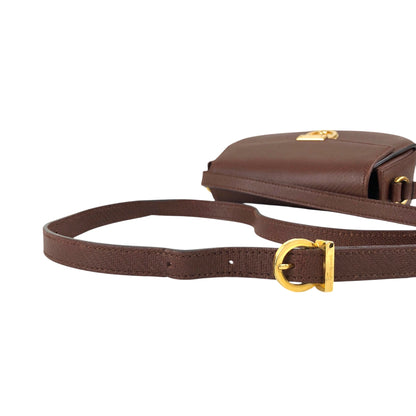 Salvatore Ferragamo Lock Shoulder bag Bordeaux Vintage 6kbanu