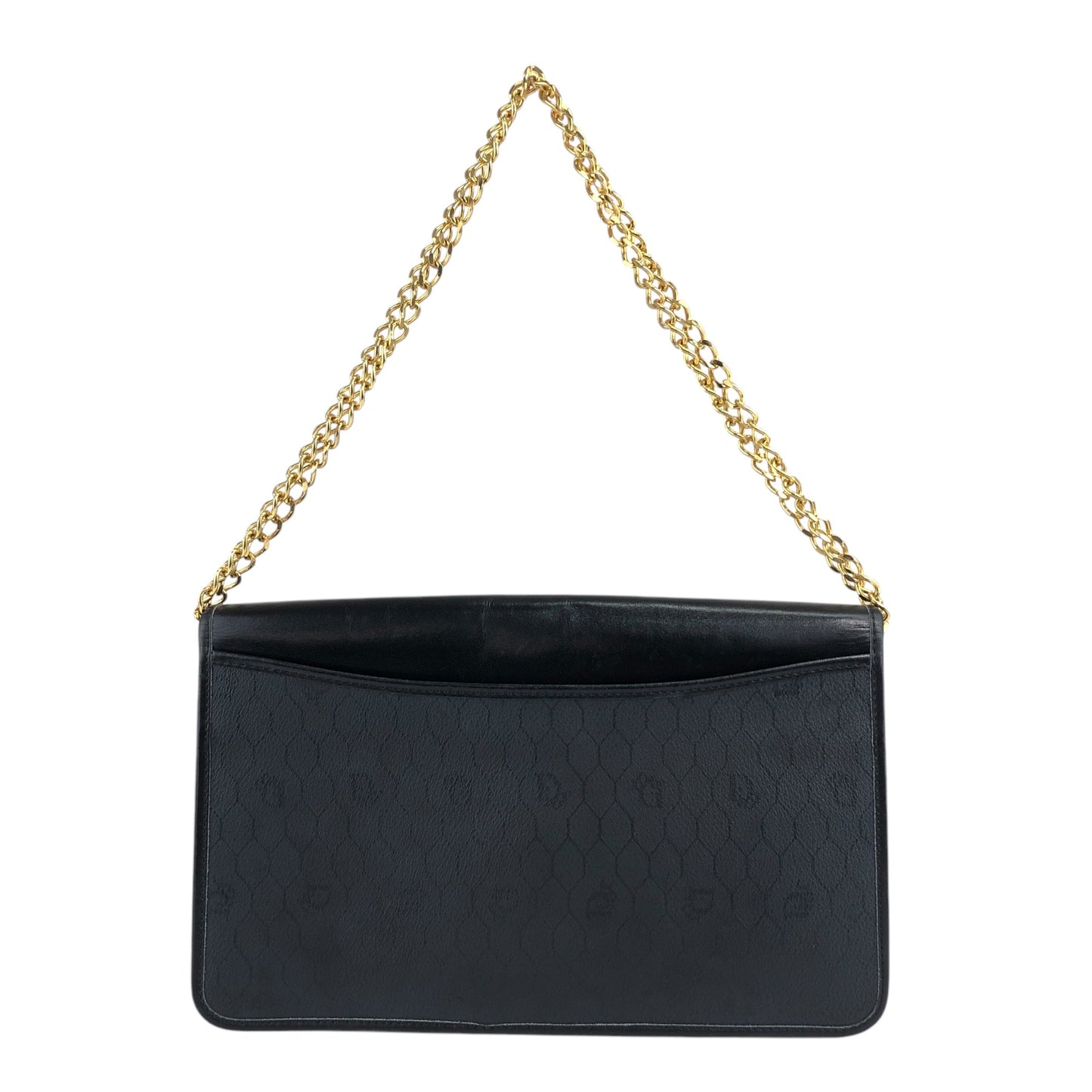 Christian Dior Chain Shoulder bag Black Vintage rvvx2n