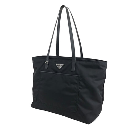 PRADA  Triangle Logo  Handbag Totebag Black Vintage a4rxmg