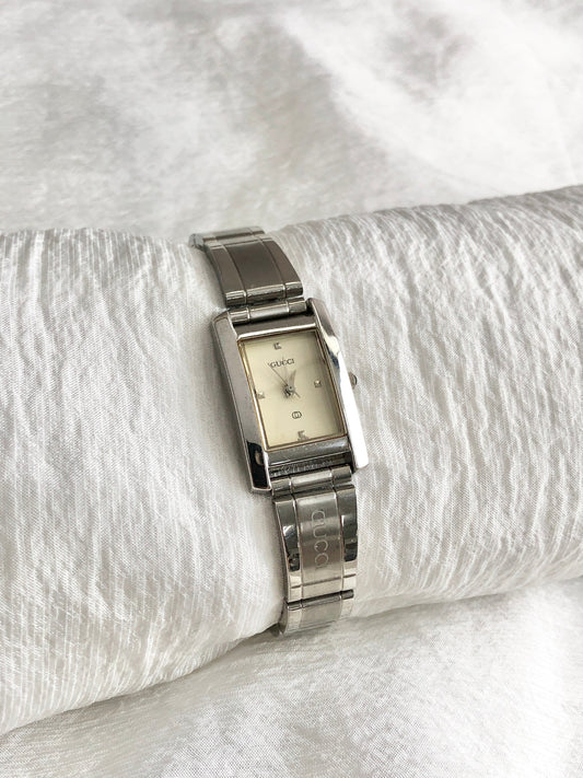 GUCCI Quartz Watch Silver Vintage dvgu3y