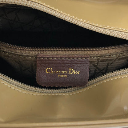 Christian Dior Lady Dior Logo Charm Two-way Handbag Shoulder bag Beige Vintage yj55s3