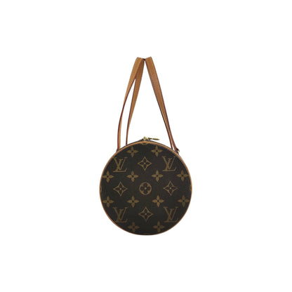 LOUIS VUITTON Monogram Handbag Brown Vintage jzv6c8