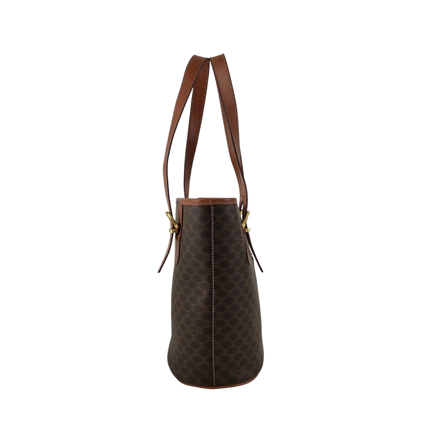 CELINE Macadam Blason Totebag Brown Vintage 6im6cj