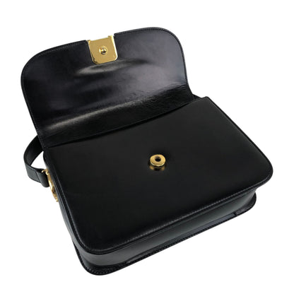 CELINE Triomphe Shoulder bag Black Vintage hvk6su
