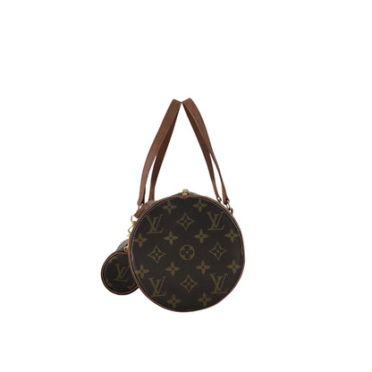 LOUIS VUITTON Monogram Handbag Brown M51365 Vintage zykjuk