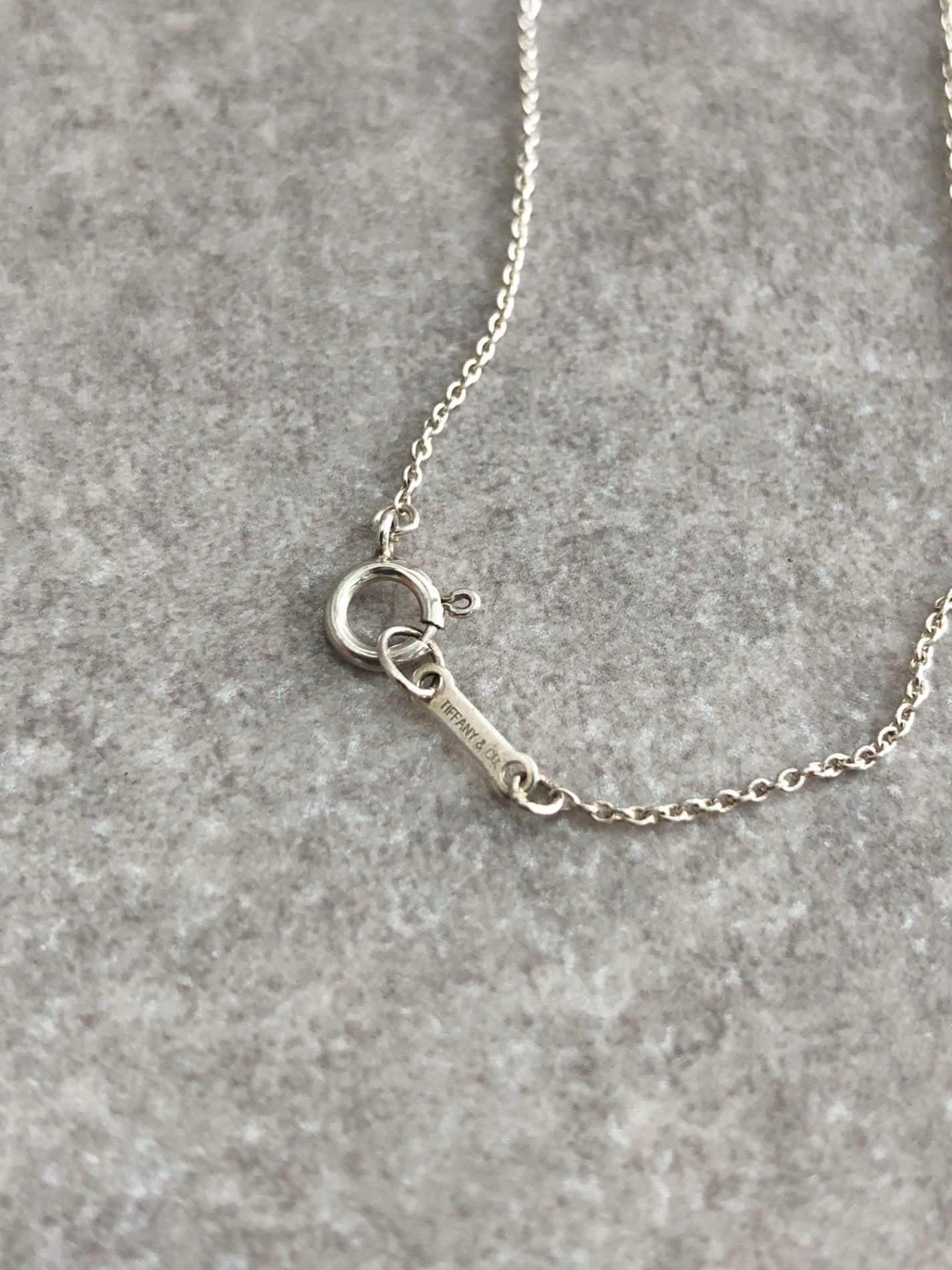 Tiffany & Co. Cross Motif Necklace Silver Vintage p2ghh7