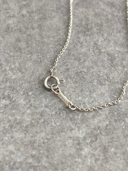Tiffany & Co. Cross Motif Necklace Silver Vintage p2ghh7