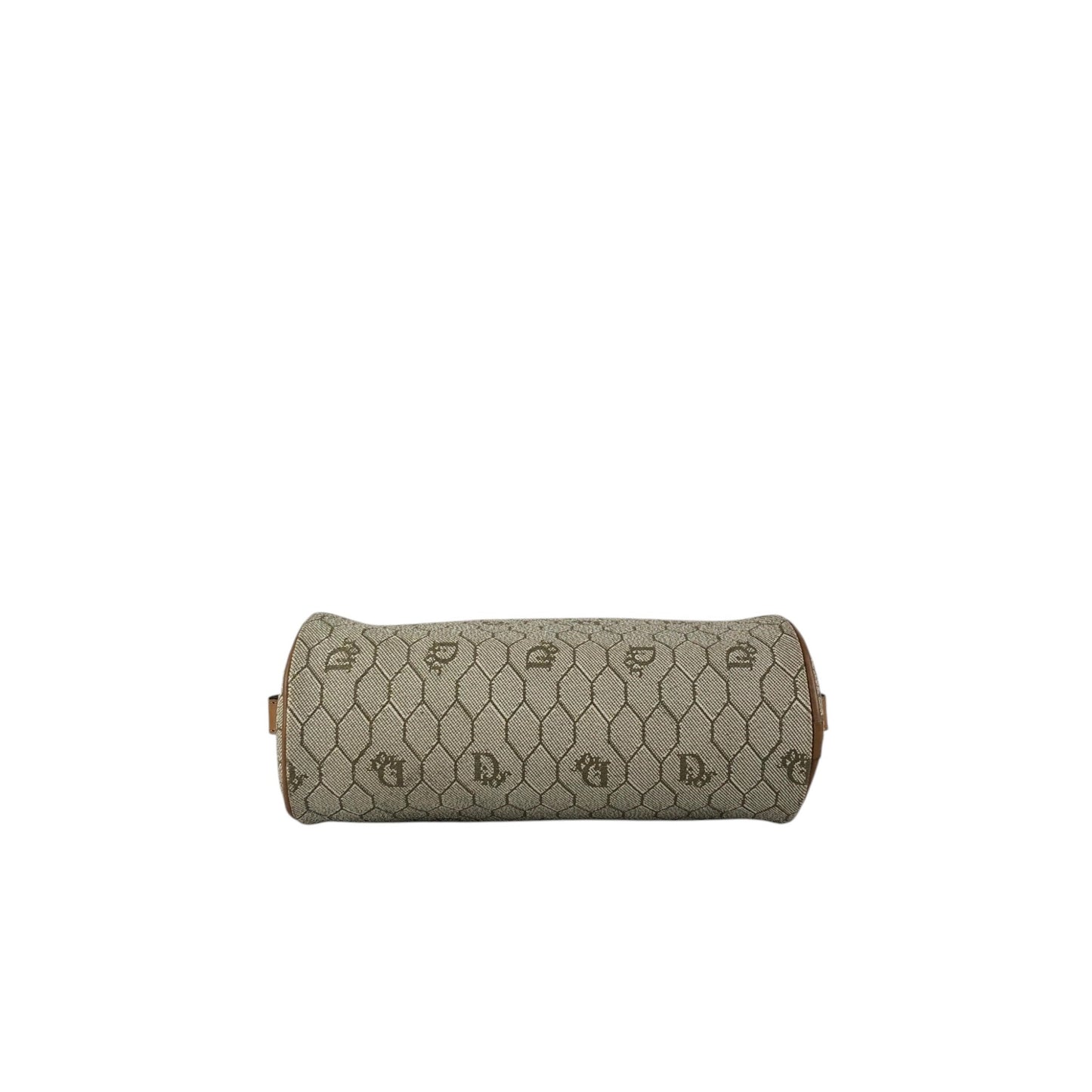 Christian Dior Honeycomb Pattern Shoulder bag Beige Vintage 72arme