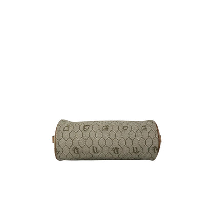 Christian Dior Honeycomb Pattern Shoulder bag Beige Vintage 72arme