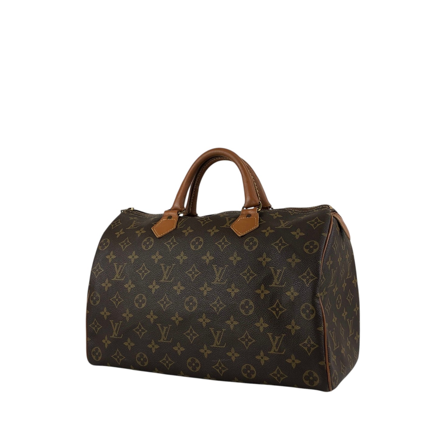 LOUIS VUITTON Monogram Speedy35 Handbag Boston bag Brown Vintage M41526 y3e6fb