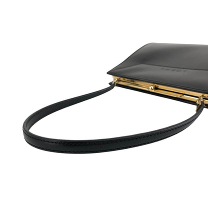 LOEWE Logo Metal Clasp Small  Handbag Black Vintage u7ek7w