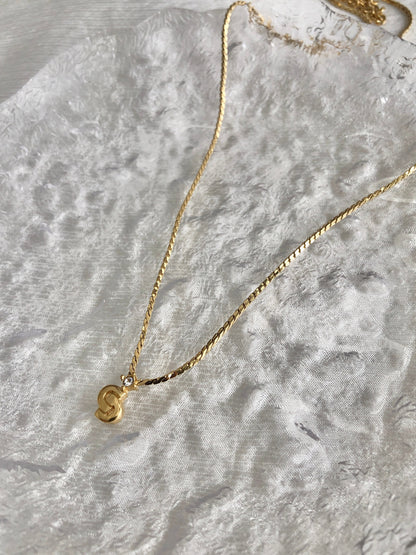 Christian Dior CD Logo Necklace Gold Vintage a4e5gp
