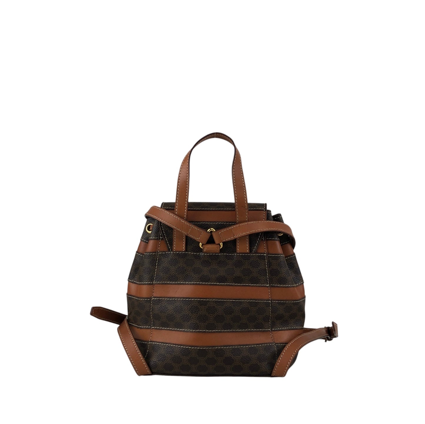 CELINE Macadam Backpack Brown Vintage j5v54w