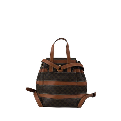 CELINE Macadam Backpack Brown Vintage j5v54w