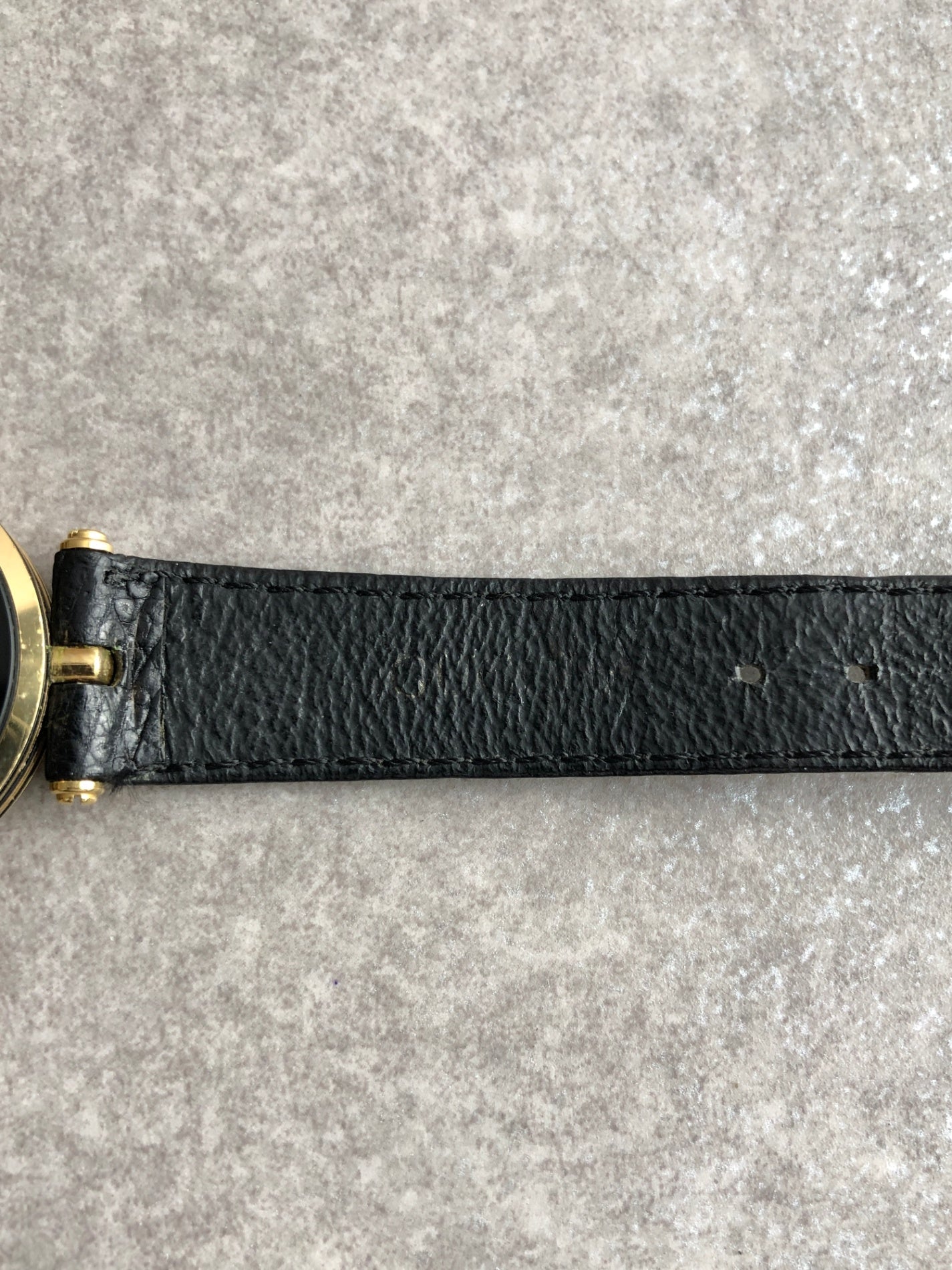 GUCCI Quartz Watch Black Vintage gipjhw