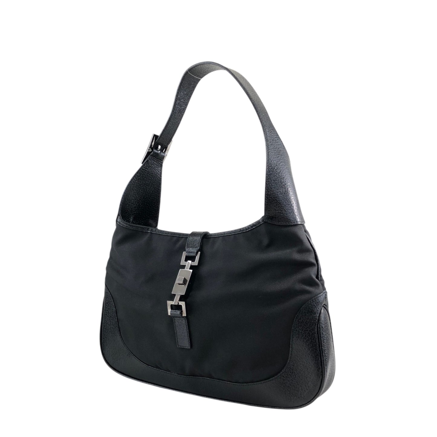 GUCCI Jackie Shoulder bag Black Vintage bce64k