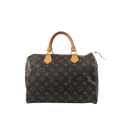LOUIS VUITTON Monogram Small Boston bag Handbag BrownM41528  Vintage ejs7u6