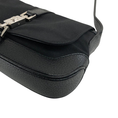 GUCCI Jackie Shoulder bag Black Vintage ja48kk