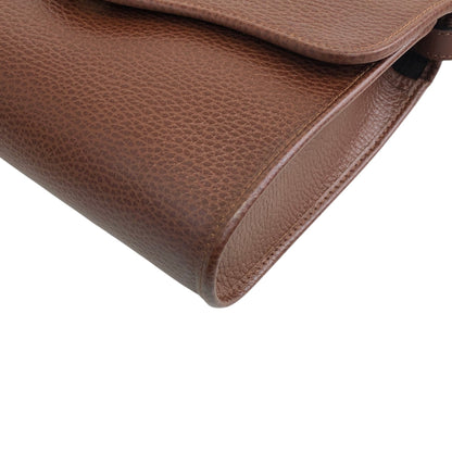 Christian Dior CD Logo Shoulder bag Brown Vintage 2gj5be