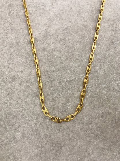 CELINE Triomphe Necklace Gold Vintage 3g8gw4