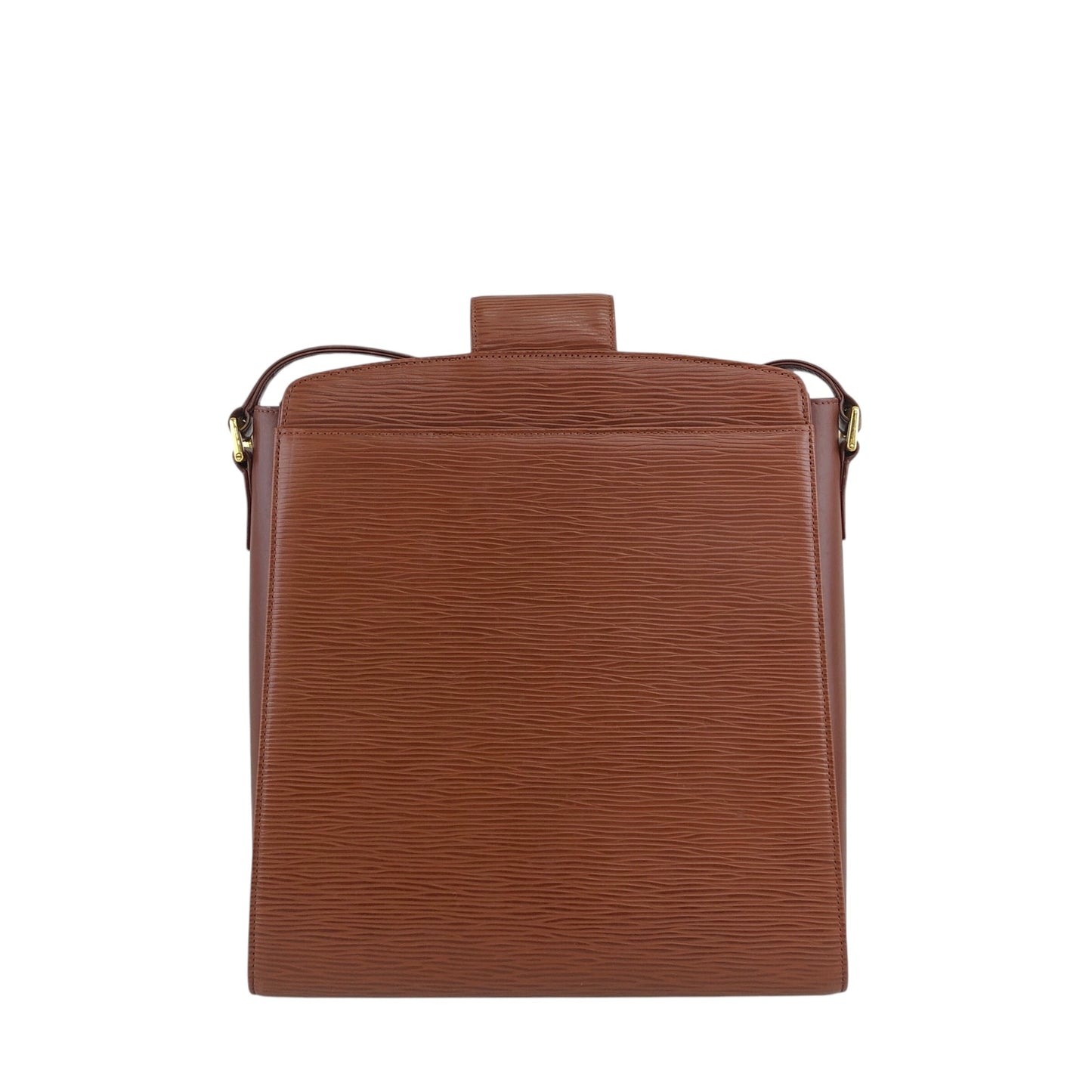 VALENTINO GARAVANI Logo Shoulder bag Brown Vintage 3vzxyh