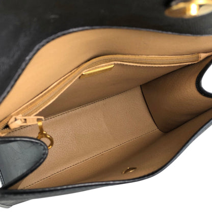 Christian Dior Trotter Logo Two-way Handbag Shoulder bag Black Vintage x7s3ai