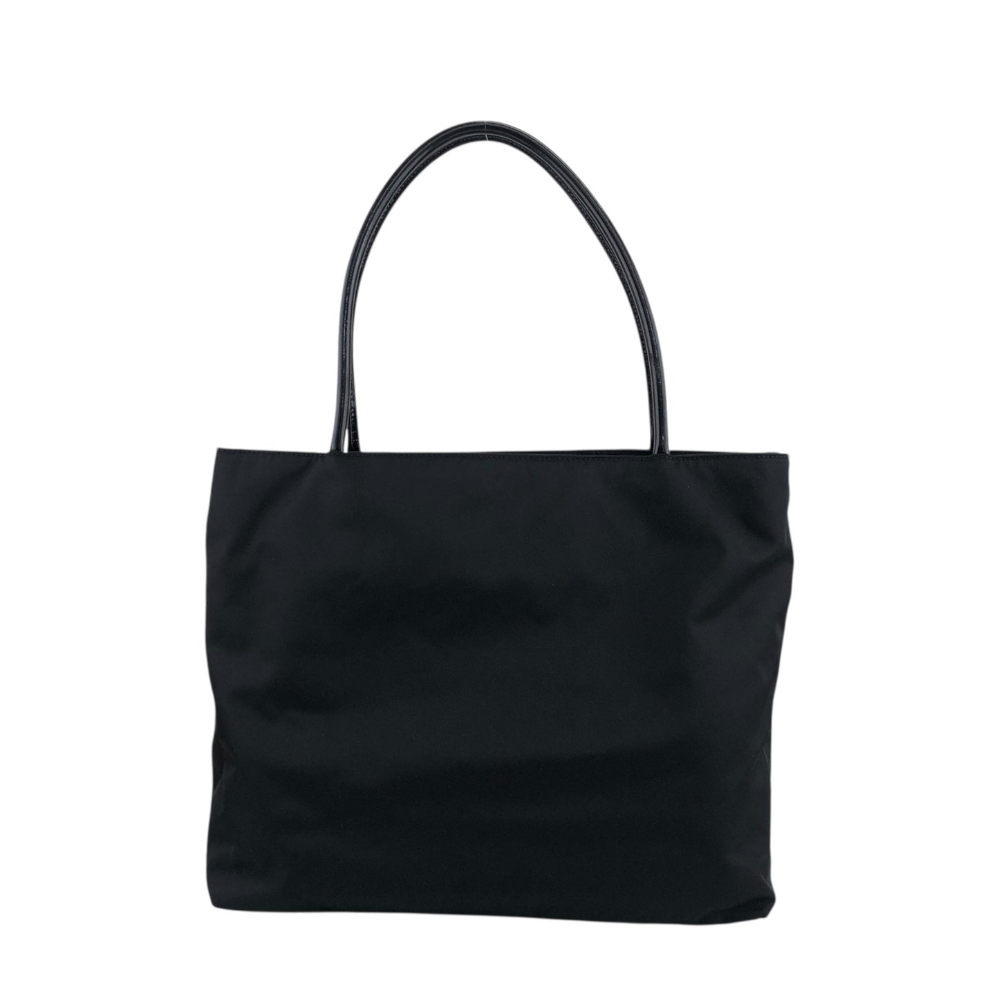 PRADA Tessuto Logo Handbag Black Vintage cmchvi