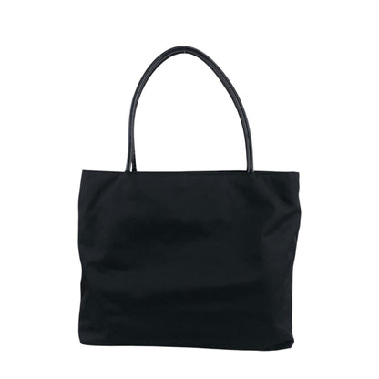 PRADA Tessuto Logo Handbag Black Vintage cmchvi