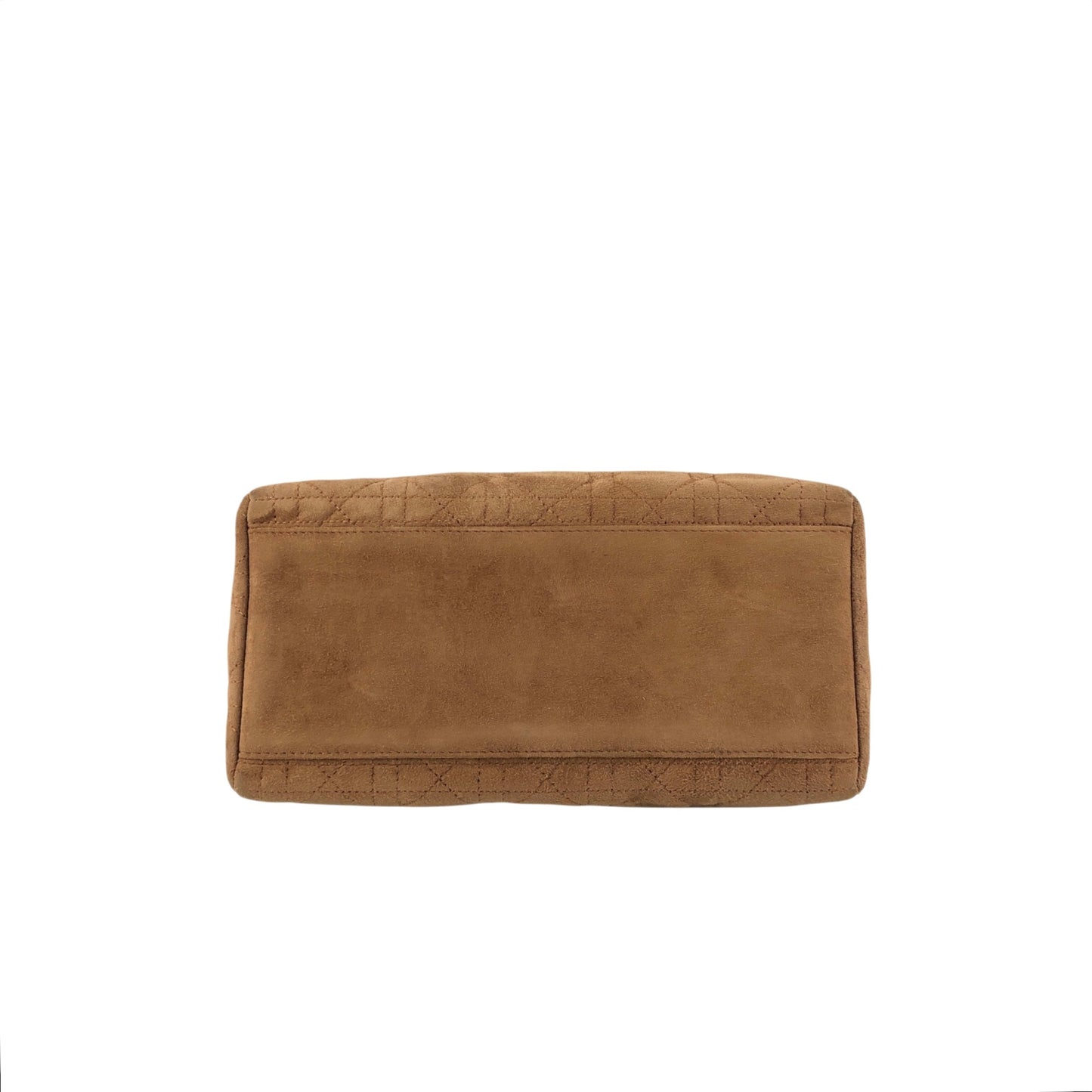 Christian Dior Lady Dior Cannage Two-way Handbag Shoulder bag Brown Vintage thfb5y